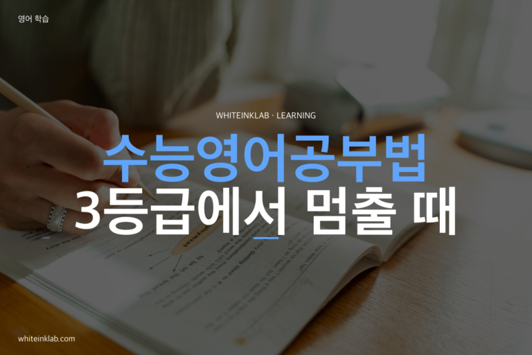 수능영어공부법을 따라 고등학생이 영어 독해 문제를 푸는 이미지